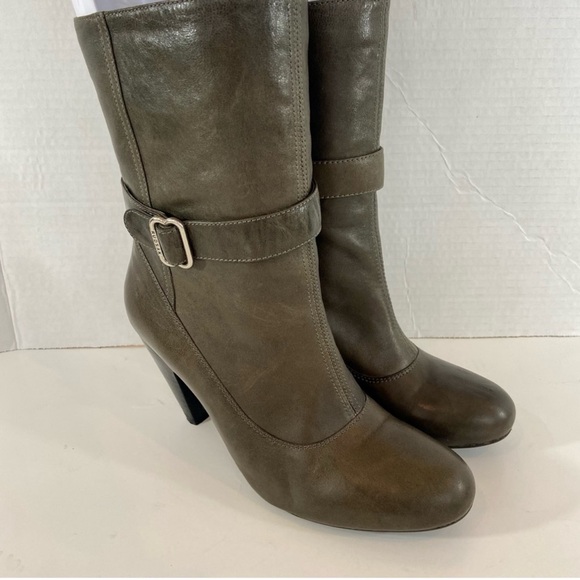 Rudsak Taupe Leather 3/4 Boots Size 39 - Picture 1 of 8